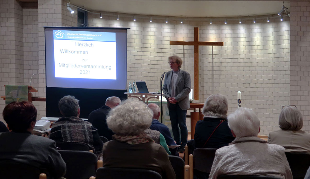 In diesem Jahr waren wir für die Mitgliederversammlung in der Friedenskirche in Meckenheim zu Gast.